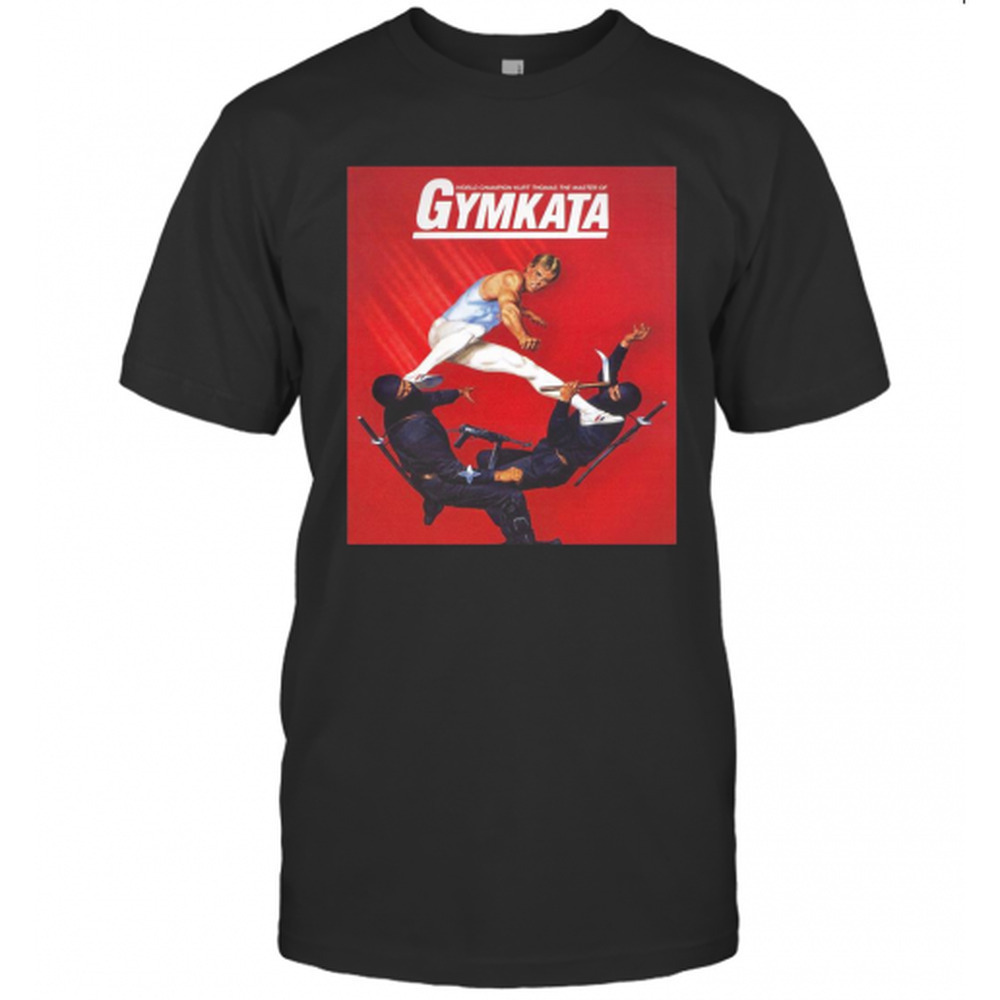 World Champion Kurt Thomas Master Of Gymkata Retro T-Shirt